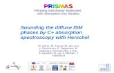 PRISMAS PRISMAS PRobing InterStellar Molecules with Absorption line Studies M. Gerin, M. Ruaud, M. de Luca J. Cernicharo, E. Falgarone, B. Godard, J. Goicoechea,
