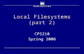 Local Filesystems (part 2) CPS210 Spring 2006. Papers  Towards Higher Disk Head Utilization: Extracting Free Bandwidth From Busy Disk Drives  Christopher.