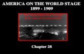 AMERICA ON THE WORLD STAGE 1899 - 1909 Chapter 28 The “Great White Fleet” at night off the coast of Coronado Island.