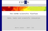 The ESPON Scientific Platform Data, tools and scientific innovation Moritz Lennert - IGEAT - ULB.