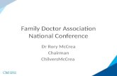 Family Doctor Association National Conference Dr Rory McCrea Chairman ChilversMcCrea.