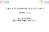 SURVEY OF CHEMISTRY LABORATORY I CHEM 1151L BLUE BOTTLE THE HYPOTHESIS CYCLE.