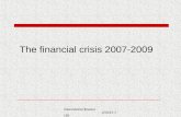International finance 120181-1165 The financial crisis 2007-2009.
