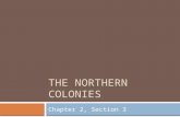 THE NORTHERN COLONIES Chapter 2, Section 3. Puritans and Separatists  Puritans – wanted to “purify” the church by making further reforms or changes to.