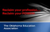 The Oklahoma Education Association. Connecting Self-Interest to Levels of Power.