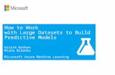 Girish Nathan Misha Bilenko Microsoft Azure Machine Learning How to Work with Large Datasets to Build Predictive Models.