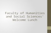 Faculty of Humanities and Social Sciences’ Welcome Lunch.