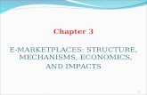 1 Chapter 3 E-MARKETPLACES: STRUCTURE, MECHANISMS, ECONOMICS, AND IMPACTS.