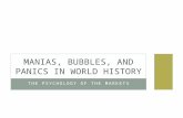 THE PSYCHOLOGY OF THE MARKETS MANIAS, BUBBLES, AND PANICS IN WORLD HISTORY.