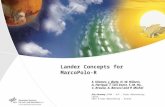 Lander Concepts for MarcoPolo-R S. Ulamec, J. Biele, H.-W. Hübers, A. Herique, T. van Zoest, T.-M. Ho, C. Krause, A. Barucci and P. Michel DLR, Germany,