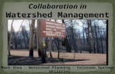 Collaboration in Watershed Management Mark Shea - Watershed Planning - Colorado Springs Utilities.