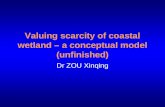 Valuing scarcity of coastal wetland – a conceptual model (unfinished) Dr ZOU Xinqing.