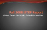 Center Grove Community School Corporation. Importance of ISTEP scores ISTEP scores provide for state accountability for the No Child Left Behind federal.