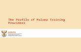 The Profile of Palama Training Providers. 2 Presentation Structure 1. Categories of Training Providers 2. Process of Selecting Training Providers 3. Areas.