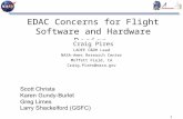1 EDAC Concerns for Flight Software and Hardware Design Craig Pires LADEE C&DH Lead NASA-Ames Research Center Moffett Field, CA Craig.Pires@nasa.gov Scott.