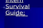 Intern Survival Guide: NICU Edition. 2 Outline Introduction Introduction Schedules Schedules Prep work Prep work Division of labor Division of labor Where.