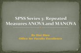 By Hui Bian Office for Faculty Excellence 1. Repeated measures ANOVA with SPSS One-way within-subjects ANOVA with SPSS One between and one within mixed.