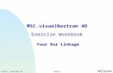 VND101, Workshop 06 WS06-1 MSC.visualNastran 4D Exercise Workbook Four Bar Linkage.
