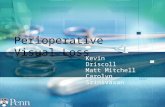 Perioperative Visual Loss Kevin Driscoll Matt Mitchell Carolyn Srinivasan.