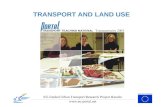 TRANSPORT AND LAND USE Transparencies 2003 EU-funded Urban Transport Research Project Results  TRANSPORT TEACHING MATERIAL.