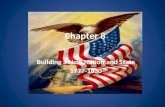 Chapter 8 Building a New Nation and State 1777-1830.