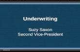 TMK1536 0510 Underwriting Suzy Saxon Second Vice-President TMK1536 0510.