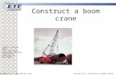 Available at:  2.2, Construct a Boom Crane Construct a boom crane Graphic retrieved from,  parts.com/images/manitow.
