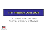 Www.nephrothai.org TRT Registry Data 2004 TRT Registry Subcommittee Nephrology Society of Thailand.