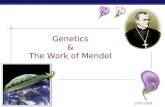 2007-2008 Regents Biology Genetics & The Work of Mendel.
