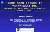 Bruce Fischl MGH ATHINOULA A. MARTINOS CENTER Harvard Medical School MIT CSAIL/HST some open issues in functional MRI (thanks to Larry Wald for almost.