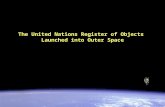 The United Nations Register of Objects Launched into Outer Space.