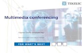 Multimedia conferencing Raphael Coeffic (rco@iptel.org) Based partly on slides of Ofer Hadar, Jon Crowcroft.