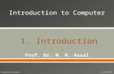 Prof. Dr. M. H. Assal Introduction to Computer AS 15/10/2014.