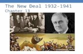 The New Deal 1932-1941 Chapter 13. FDR OFFERS RELIEF AND RECOVERY Section 1.