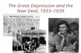 The Great Depression and the New Deal, 1933–1939.