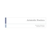 Aristotle Poetics Dramatic Elements Dramatic Unities.