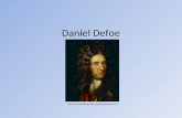 Daniel Defoe .