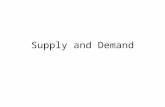 Supply and Demand. Knowledge of Terms Consumer = person who uses a good or services or buys a good or services Producer = provides goods and services.