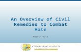 An Overview of Civil Remedies to Combat Hate Marvin Kurz.