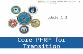 1 Module 1.3 Evaluate Salary and The Total Compensation Package CORE PFRP FOR TRANSITION Module 1.3 Core PFRP for Transition.