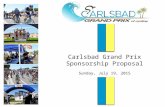 Carlsbad Grand Prix Sponsorship Proposal Sunday, July 19, 2015.