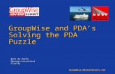 GroupWise.AdvisorEvents.com GroupWise and PDA’s Solving the PDA Puzzle Erno de Korte Manager/consultantClarify.