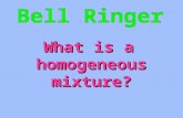 What is a homogeneous mixture? Solutions JIGSAW Part 1.