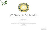ICS Students & Libraries Bill Tomlinson Associate Professor Department of Informatics Donald Bren School of Information and Computer Sciences UC Irvine.