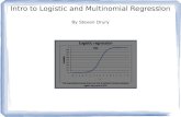 Intro to Logistic and Multinomial Regression By Steven Drury.
