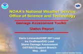 NOAA’s National Weather Service Office of Science and Technology Damage Assessment Toolkit Status Report Damage Assessment Toolkit Status Report Dario.