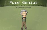 Pure Genius Math Practice Problems to Teach Strategies for Third Grade By Kathleen Kacuiba.