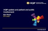Www.hqip.org.uk HQIP update and patient and public involvement Kim Rezel PPI lead.