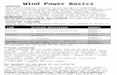 Wind Power Basics OVERVIEW This unit introduces students to the concept of generating electricity from the wind. Students will familiarize themselves with.