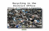B ALTIMORE C ITY P UBLIC S CHOOLS 1 Recycling in the District Office Offices of Facilities & Engagement May 9, 2014.